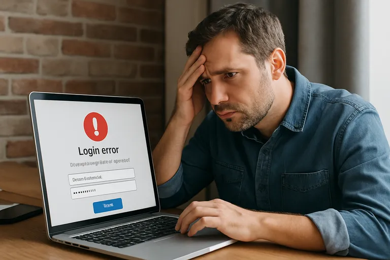 Problemen oplossen bij login