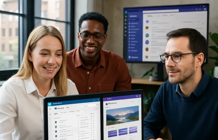 Breng klanten en medewerkers samen in een veilig Microsoft portaal met naadloze integraties