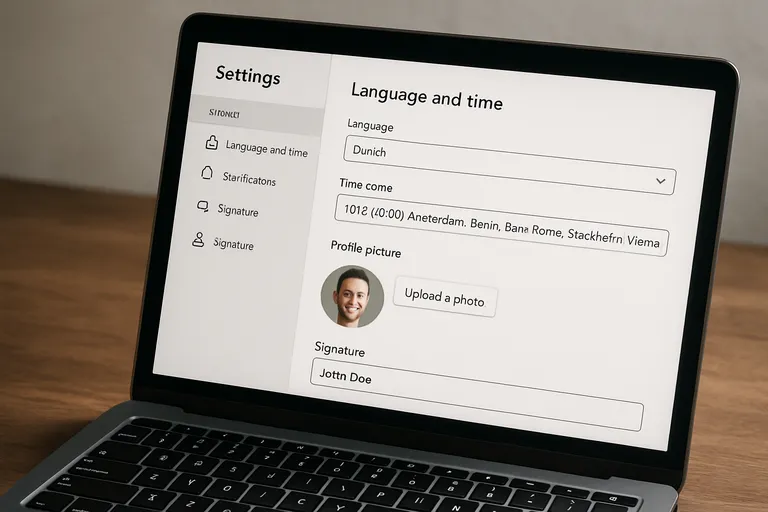 Na je registratie: instellingen en veiligheid